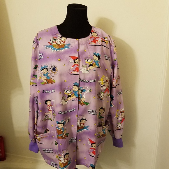 Scrub top smock Betty Boop - Picture 5 of 8